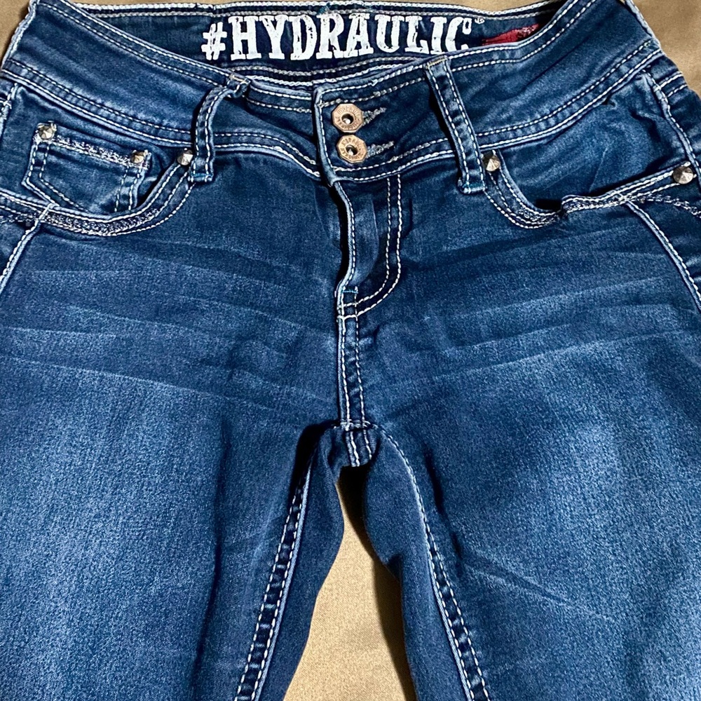 Hydraulic High Rise Dark Blue Jeans